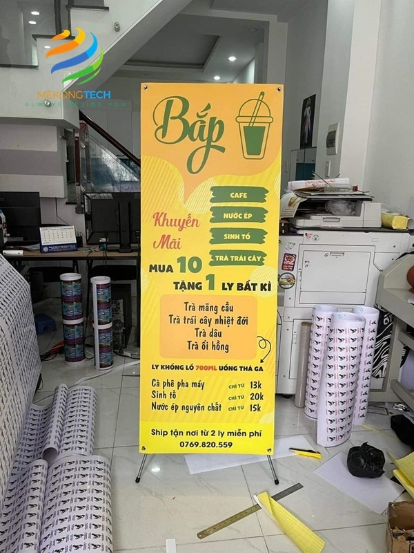 In standee Phú Nhuận Tphcm Giá rẻ, giao hàng nhanh trong ngày